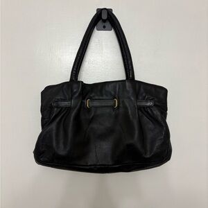 JANE SHILTON | Vintage Black Genuine Leather Bag | Made in England